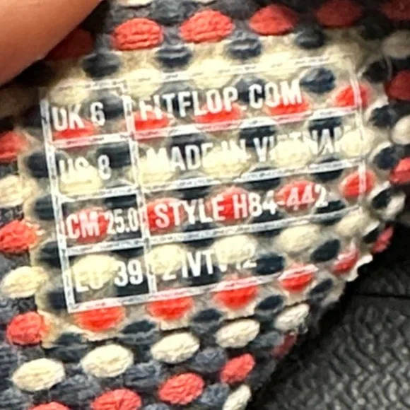 Fit flop blue and Red Flip-Flops size 8 - Picture 8 of 8